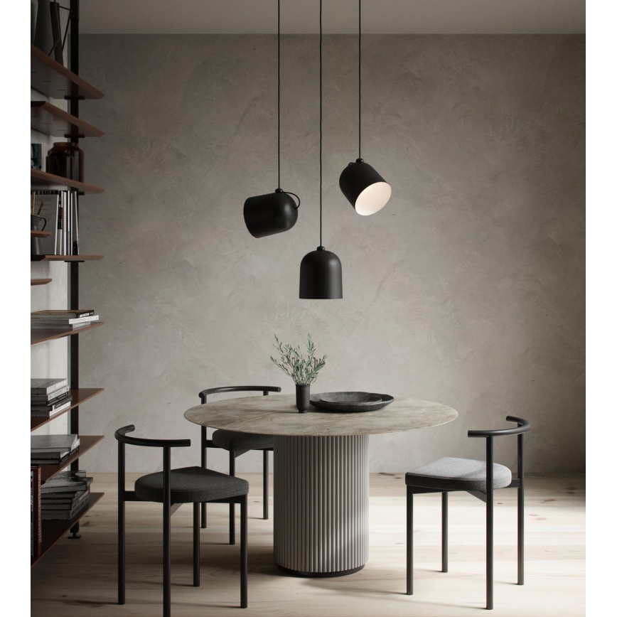 Nordlux - Hanglamp aan kabel ANGLE 1xE27/25W/230V zwart