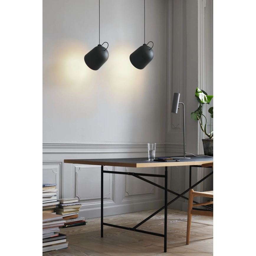 Nordlux - Hanglamp aan kabel ANGLE 1xE27/25W/230V zwart