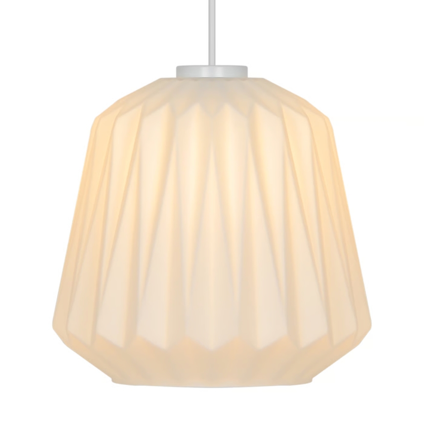 Nordlux - Hanglamp aan kabel ELBIE 1xE27/15W/230V Ø 24 cm wit