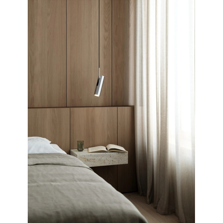Nordlux - Hanglamp aan kabel MIB 1xGU10/20W/230V glanzend chroom