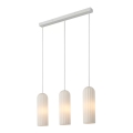 Nordlux - Hanglamp aan kabel MIELLA 3xE27/25W/230V wit