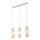 Nordlux - Hanglamp aan kabel MIELLA 3xE27/25W/230V wit