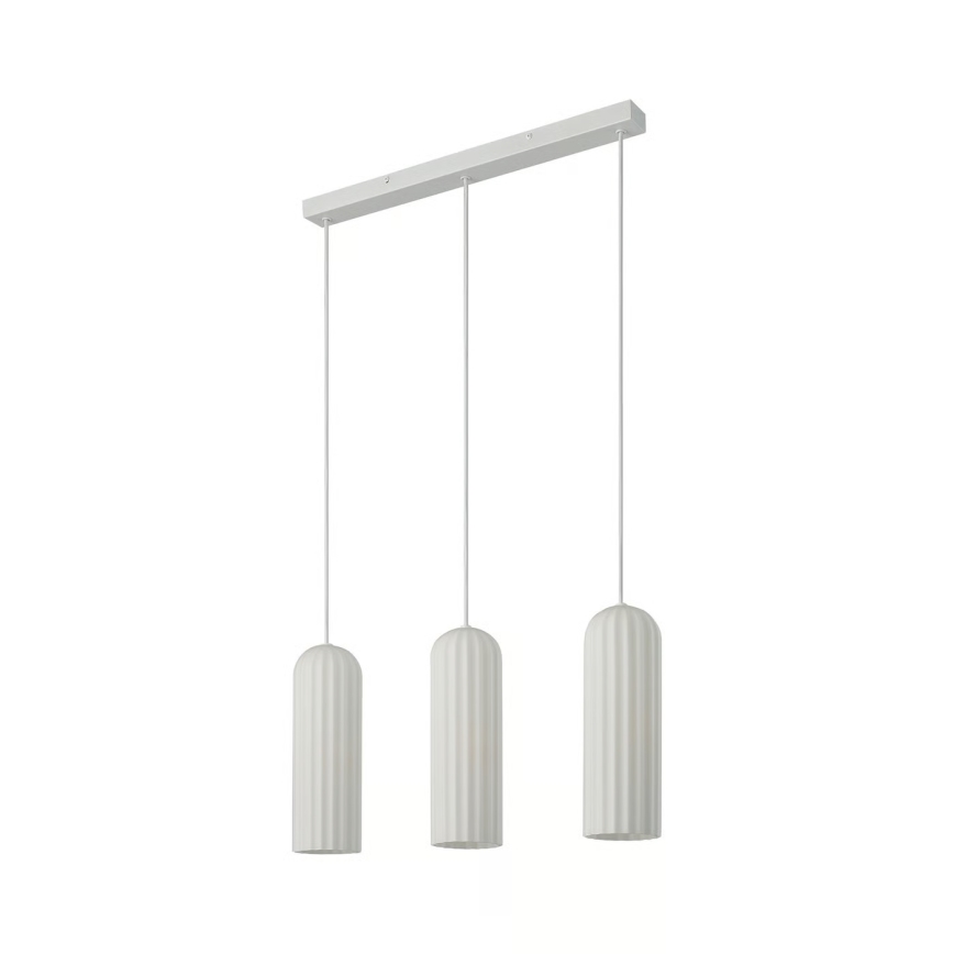 Nordlux - Hanglamp aan kabel MIELLA 3xE27/25W/230V wit