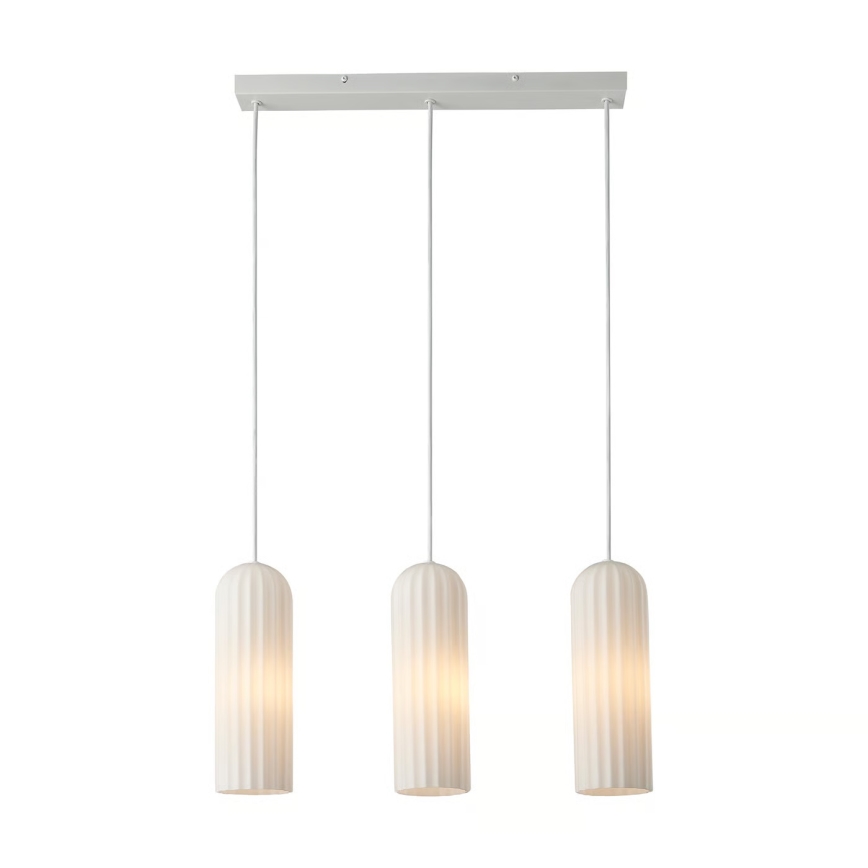 Nordlux - Hanglamp aan kabel MIELLA 3xE27/25W/230V wit