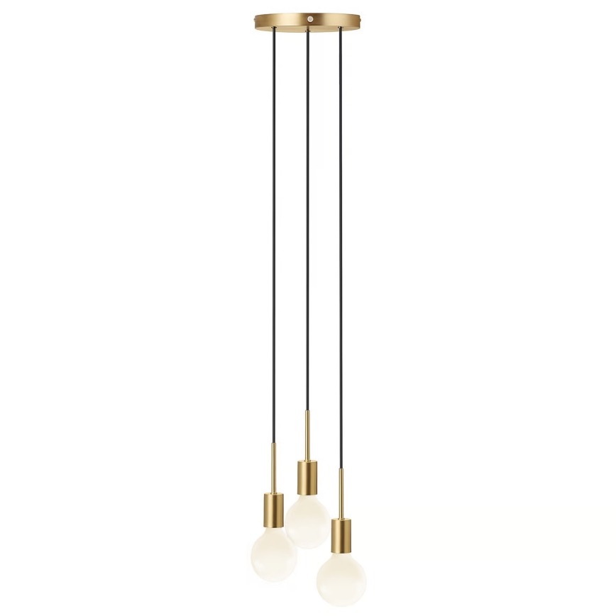 Nordlux - Hanglamp aan kabel PACO 3xE27/25W/230V messing