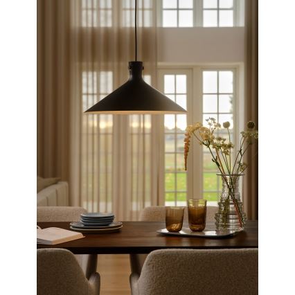 Nordlux - Hanglamp aan snoer DORINA 1xE27/60W/230V zwart
