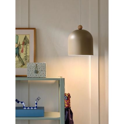 Nordlux - Hanglamp aan snoer GASTON 1xE27/40W/230V beige