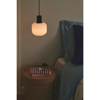 Nordlux - Hanglamp aan snoer MILFORD 1xE27/40W/230V zwart