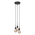 Nordlux - Hanglamp aan snoer PACO 3xE27/25W/230V zwart