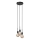 Nordlux - Hanglamp aan snoer PACO 3xE27/25W/230V zwart