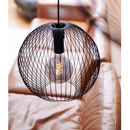 Nordlux - Hanglamp met kabel BERONI 1xE27/60W/230V zwart