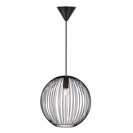 Nordlux - Hanglamp met kabel BERONI 1xE27/60W/230V zwart