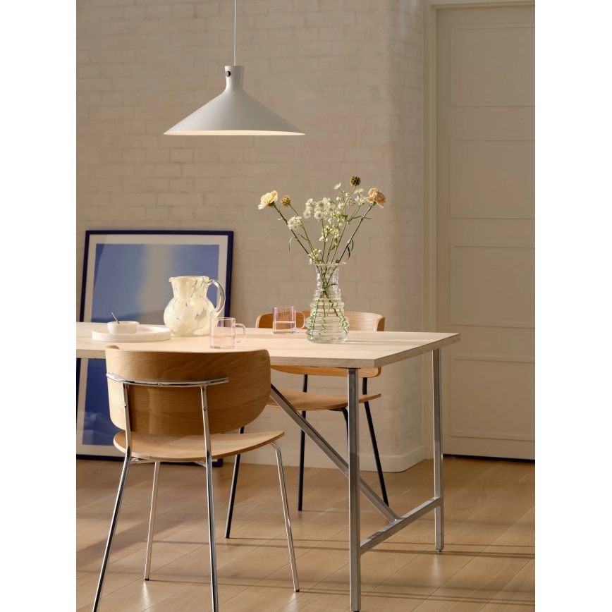 Nordlux - Hanglamp met kabel DORINA 1xE27/60W/230V wit