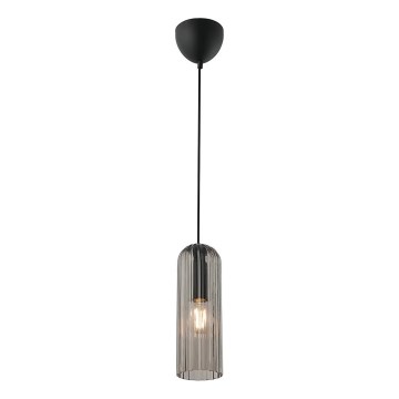 Nordlux - Hanglamp met kabel MIELLA 1xE27/25W/230V rookglas