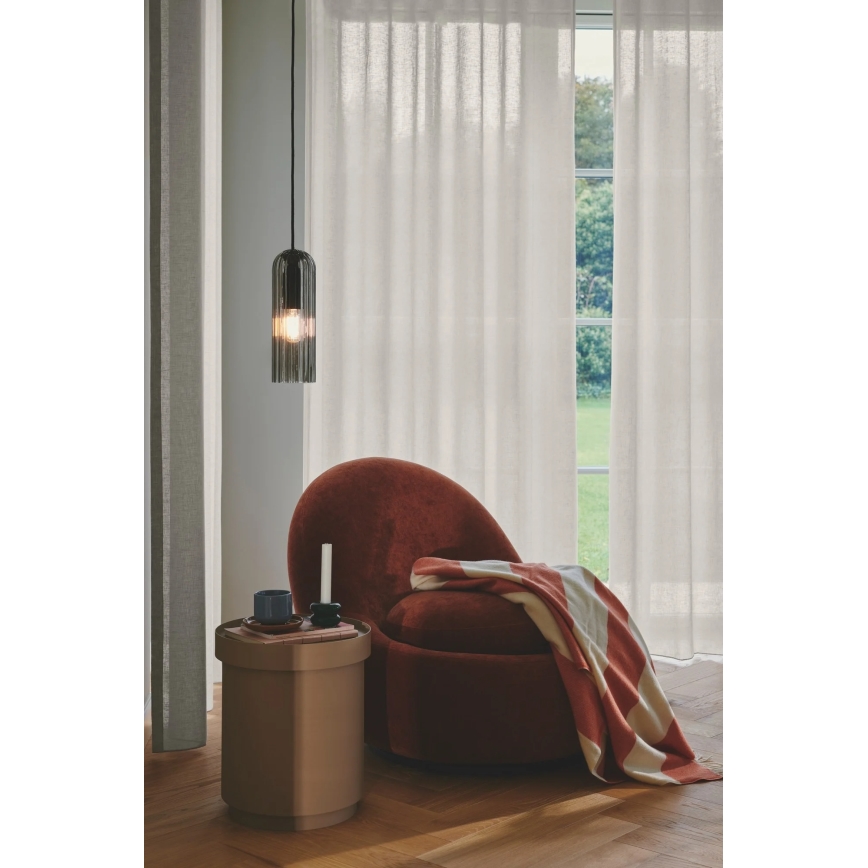 Nordlux - Hanglamp met kabel MIELLA 1xE27/25W/230V rookglas