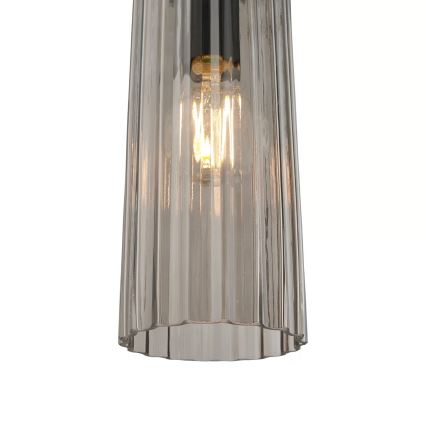 Nordlux - Hanglamp met kabel MIELLA 1xE27/25W/230V rookglas