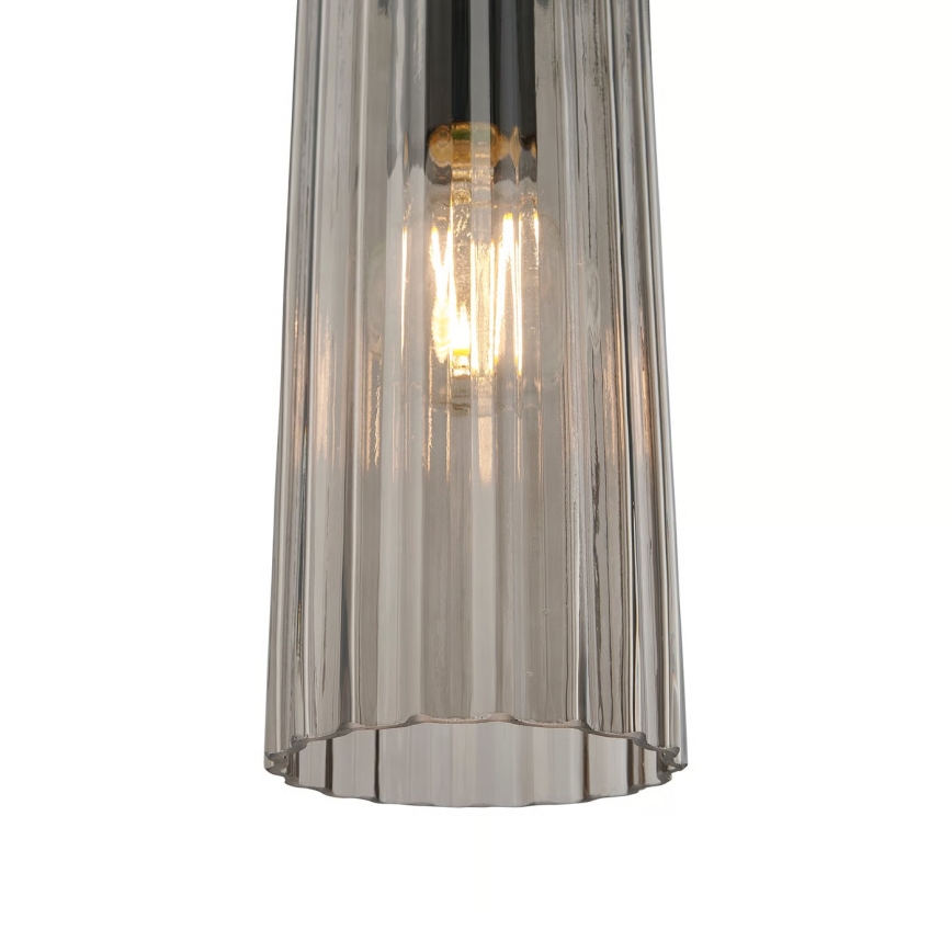 Nordlux - Hanglamp met kabel MIELLA 1xE27/25W/230V rookglas