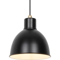 Nordlux - Hanglamp met snoer POP 1xE27/40W/230V zwart