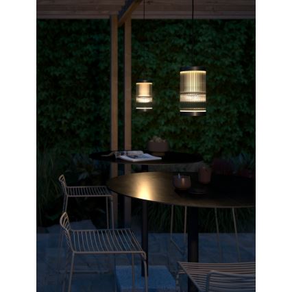 Nordlux - Hanglamp voor buiten COUPAR 1xE27/25W/230V IP33 IP33 diameter 13 cm zwart