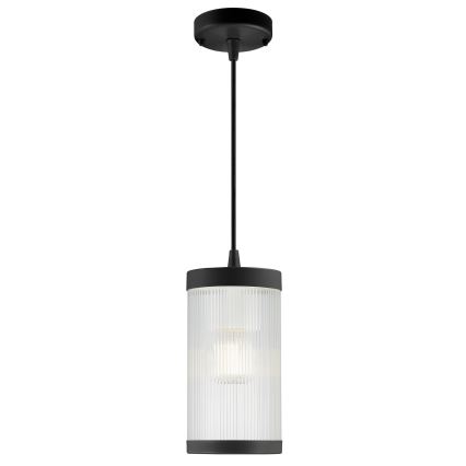 Nordlux - Hanglamp voor buiten COUPAR 1xE27/25W/230V IP33 IP33 diameter 13 cm zwart