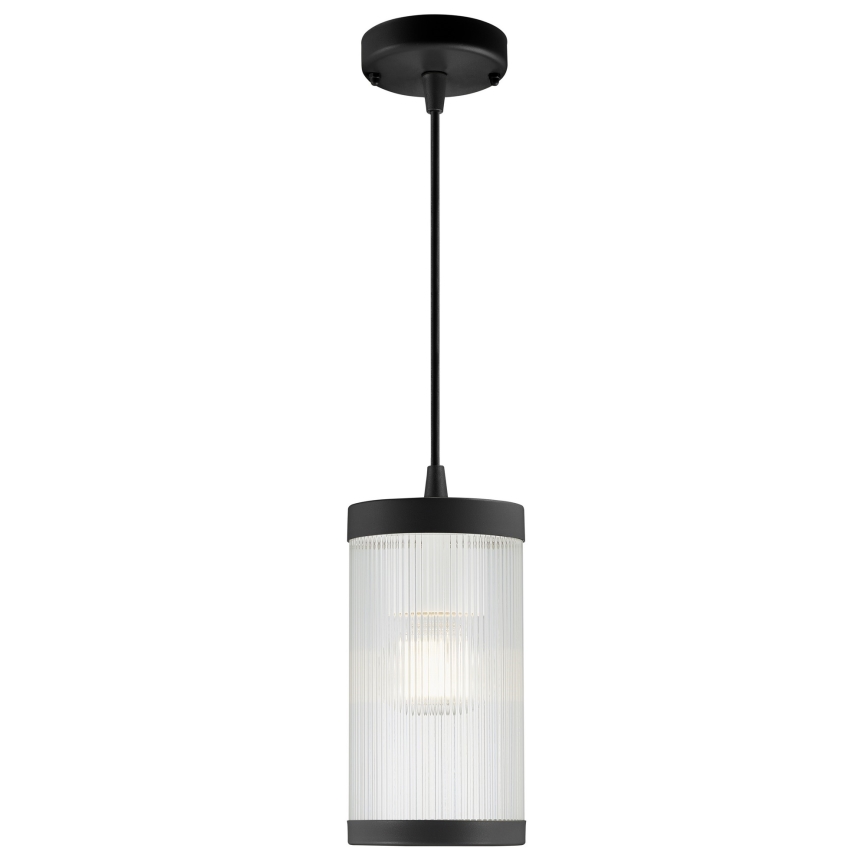 Nordlux - Hanglamp voor buiten COUPAR 1xE27/25W/230V IP33 IP33 diameter 13 cm zwart