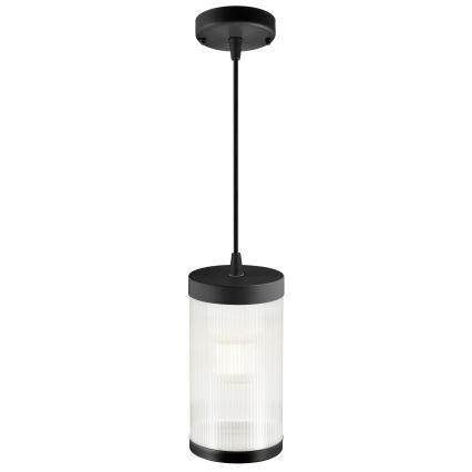 Nordlux - Hanglamp voor buiten COUPAR 1xE27/25W/230V IP33 IP33 diameter 13 cm zwart