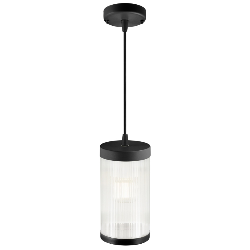 Nordlux - Hanglamp voor buiten COUPAR 1xE27/25W/230V IP33 IP33 diameter 13 cm zwart