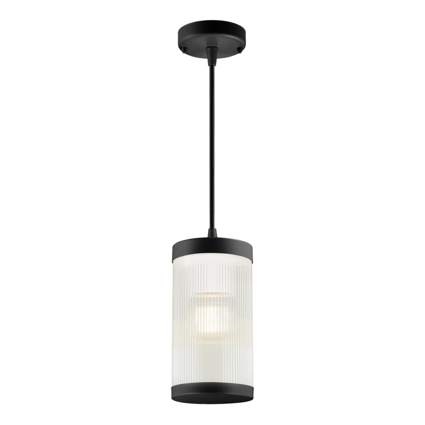 Nordlux - Hanglamp voor buiten COUPAR 1xE27/25W/230V IP33 IP33 diameter 13 cm zwart