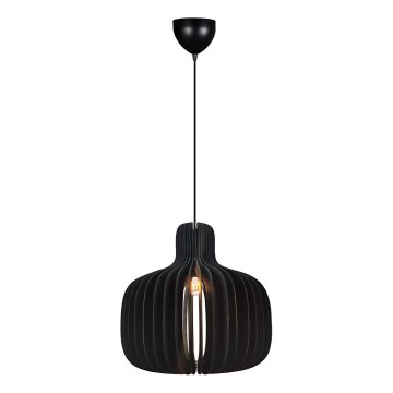 Nordlux - HAZO hanglamp aan kabel, 1x E27/60W/230V, zwart