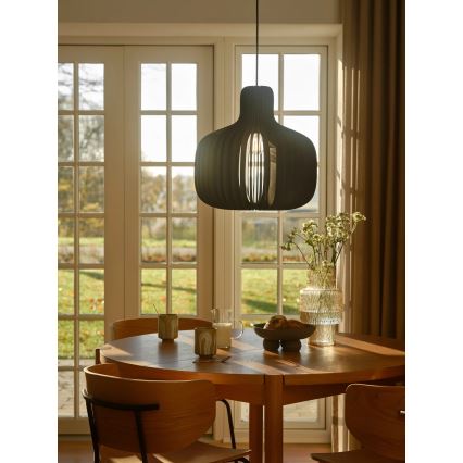 Nordlux - HAZO hanglamp aan kabel, 1x E27/60W/230V, zwart