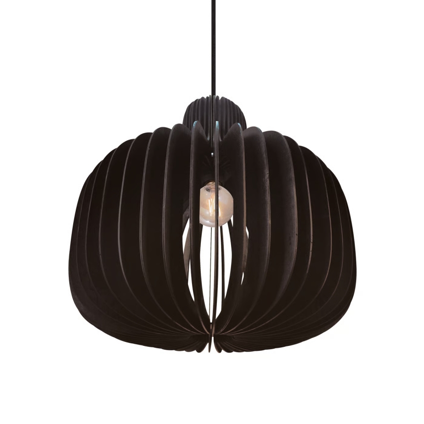 Nordlux - HAZO hanglamp aan kabel, 1x E27/60W/230V, zwart