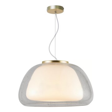 Nordlux - JELLY hanglamp aan kabel 1xE27/40W/230V wit/helder