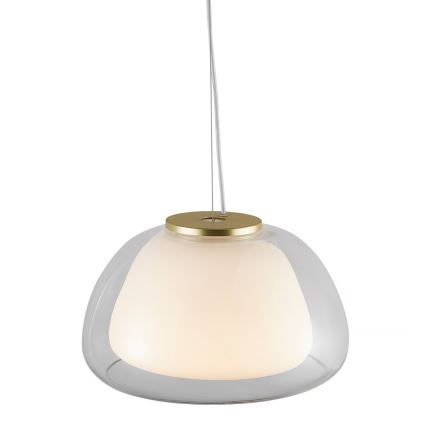 Nordlux - JELLY hanglamp aan kabel 1xE27/40W/230V wit/helder