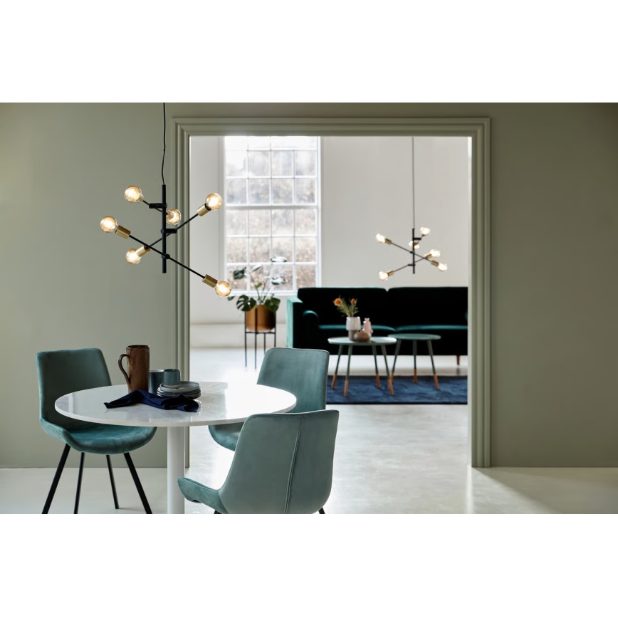 Nordlux - Kroonluchter aan kabel JOSEFINE 6xE27/25W/230V