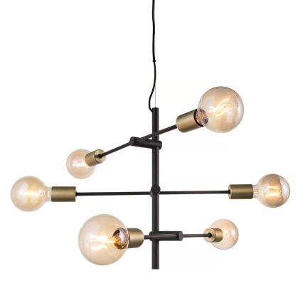 Nordlux - Kroonluchter aan kabel JOSEFINE 6xE27/25W/230V