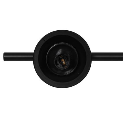 Nordlux - Kroonluchter aan kabel LILLY 5xE14/10W/230V zwart