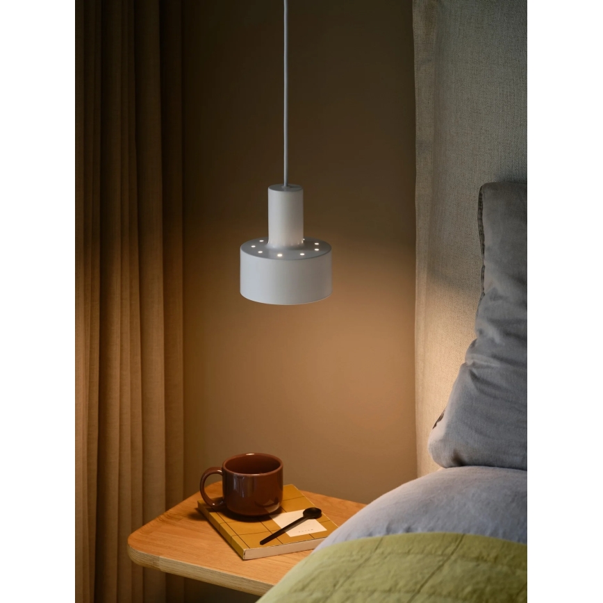 Nordlux - Kroonluchter MATIS 1xE27/40W/230V wit