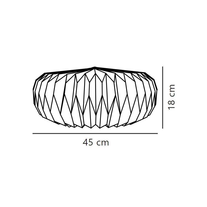 Nordlux - Lampenkap voor kroonluchter BELLOY E27 diameter 45 cm