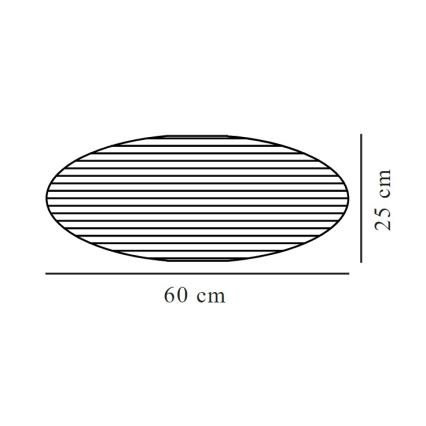 Nordlux - Lampenkap voor kroonluchter VILLO E27 diameter 60 cm grijs