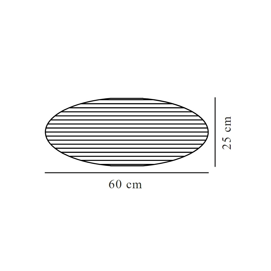 Nordlux - Lampenkap voor VILLO E27 kroonluchter, Ø 60 cm, bruin