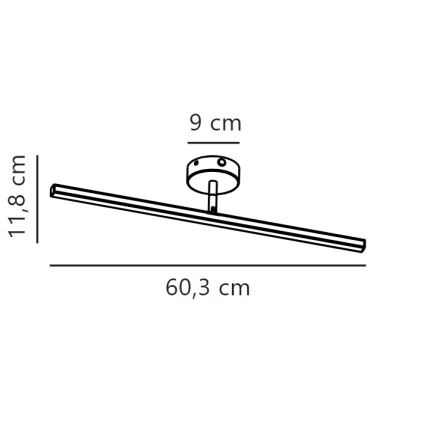 Nordlux - LED Badkamer spiegelverlichting IP LED/7,2W/230V IP44 60 cm wit