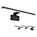 Nordlux - LED-badkamerspiegelverlichting MARLEE LED/8,9W/230V IP44 4000K 50 cm zwart