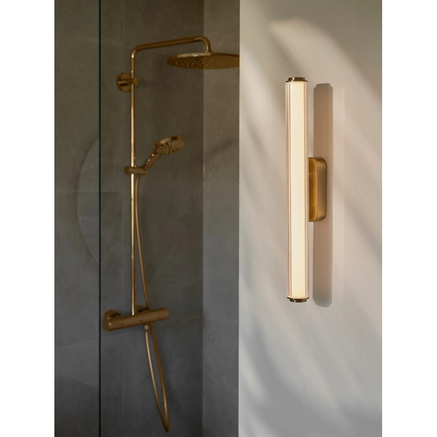 Nordlux - LED dimbare wandlamp voor de badkamer VIRELLE LED/12W/230V 3000/4000K IP44 messing