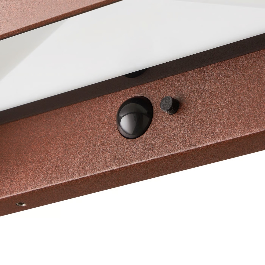 Nordlux - LED zonnelamp met sensor MARCELLIO LED/5W/5V IP54 2200 mAh bruin