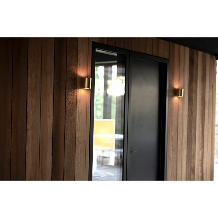 Nordlux - LED buitenwandlamp CANTO 2xLED/5,5W/230V IP44 goud