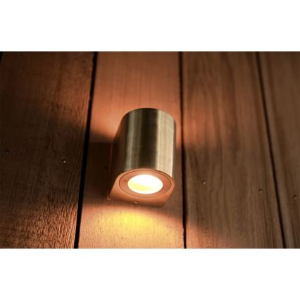 Nordlux - LED buitenwandlamp CANTO 2xLED/5,5W/230V IP44 goud