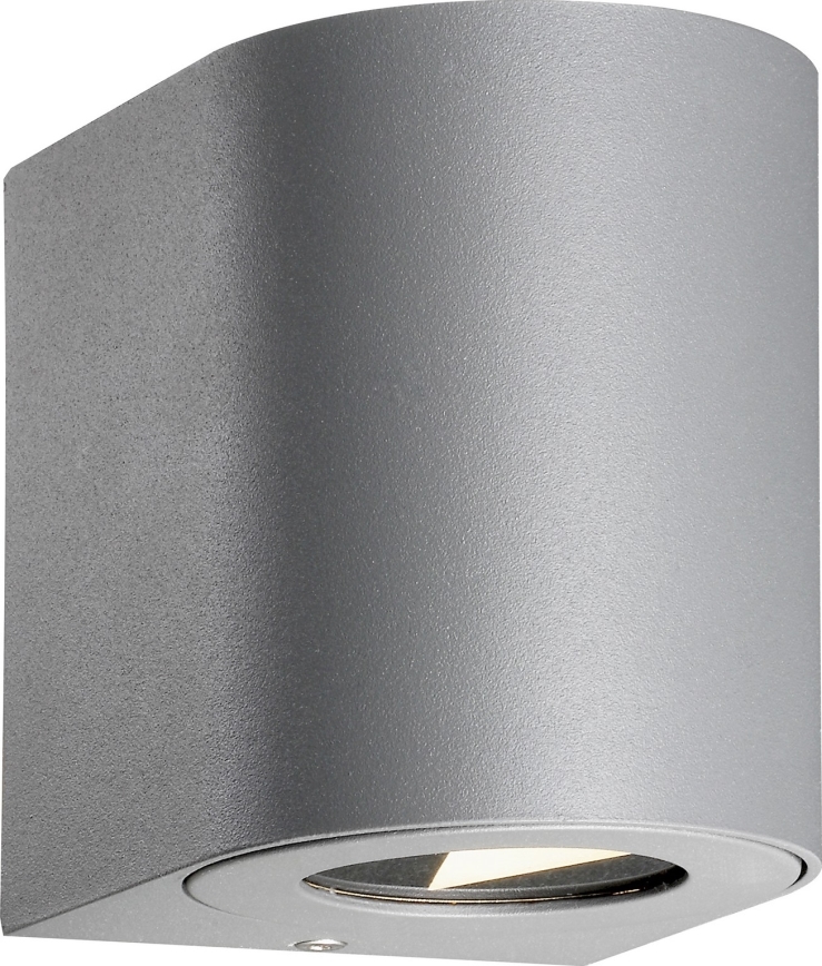 Nordlux - LED buitenwandlamp CANTO 2xLED/5,5W/230V IP44 grijs