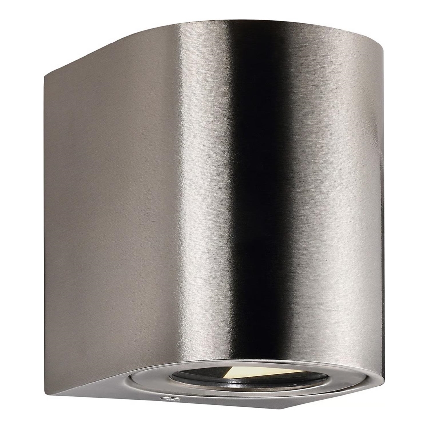 Nordlux - LED buitenwandlamp CANTO 2xLED/6W/230V IP44 roestvrij staal