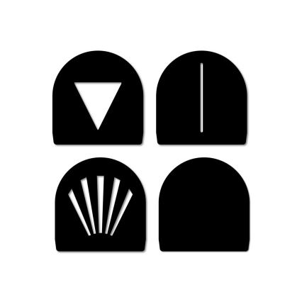 Nordlux - LED buitenwandlamp CANTO 2xLED/6W/230V IP44 zwart