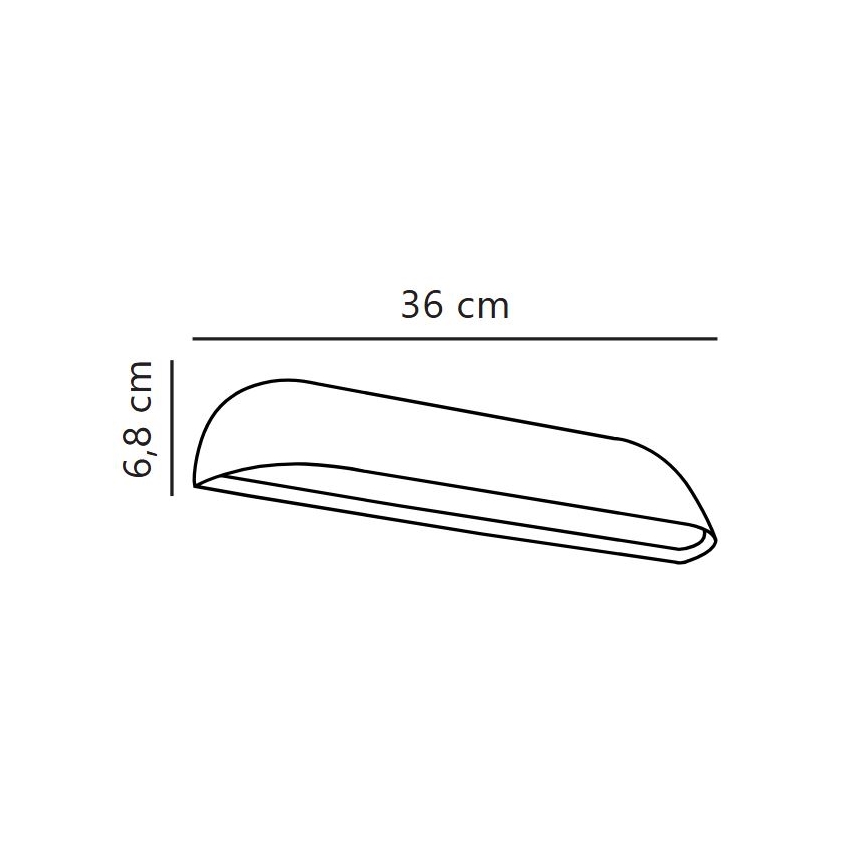 Nordlux - LED-buitenwandlamp FRONT LED/11W/230V IP44